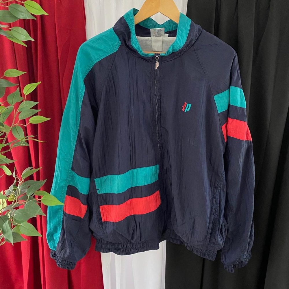 VINTAGE PRINCE COLOR BLOCK WINDBREAKER